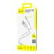 DC256T10W - Budi USB-A to Type-C Cable Liquid Silica Gel 3A 1m