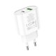 СЗУ Hoco C95A Lineal PD20W+QC3.0 charger(EU)