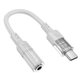 Кабель-перехідник Hoco LS37 Spirit transparent digital audio converter Type-C to 3.5mm