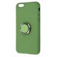 Silicone Cover With Ring Iphone 6