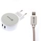 СЗУ QLT-POWER HUT-4 Lightning, 2 USB